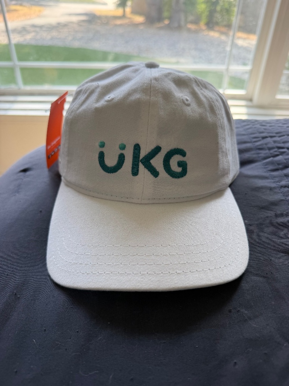 UKG Baseball Cap White Adjustable Hat